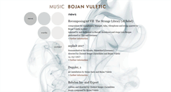 Desktop Screenshot of bojanvuletic.com