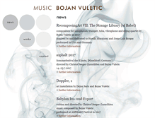 Tablet Screenshot of bojanvuletic.com
